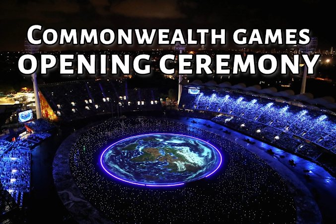 Commonwealth games opening ceremony